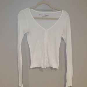 HOLLISTER White Long Sleeve